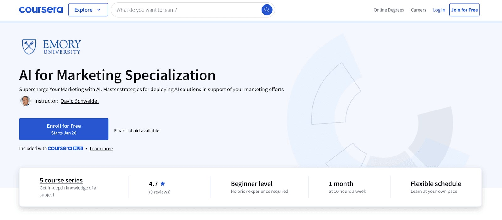 AI Marketing Courses: Coursera